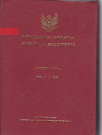 Lembaran Negara Republik Indonesia Tahun 1983 No. 1-55