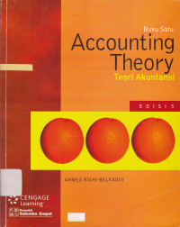 Accounting Theory Teori Akuntansi Buku Satu