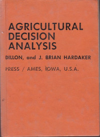Agricultural Decision Analysis