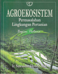 Agroekosistem Permasalahan Lingkungan Pertanian