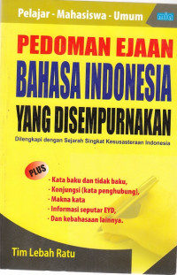 Pedoman Ejaan Bahasa Indonesia yang Disempurnakan