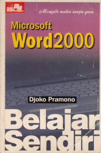 Belajar Sendiri Microsoft Word 2000