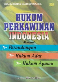 Hukum Perkawinan Indonesia