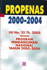 PROPENAS 2000-2004