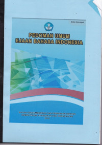 Pedoman Umum Ejaan Bahasa Indonesia