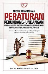 Teknik Penyusunan Peraturan Perundang-Undangan