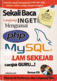 Sekali Baca Langsung Menguasai PHP MySQL