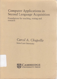 Image of Computer Applications in Second Language Acquisition