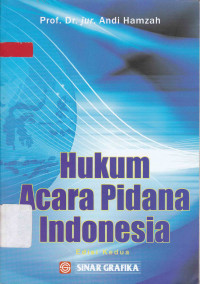 Image of Hukum Acara Pidana Indonesia