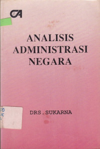 Image of Analisis Administrasi Negara