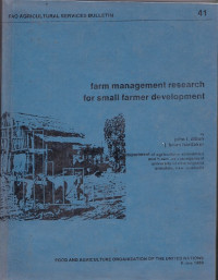Image of Farm Management Research for Small Farmer Development