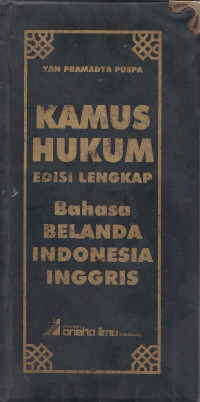 Kamus Hukum Bahasa Belanda-Indonesia-Inggris