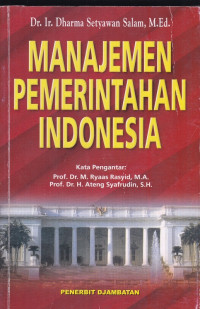 Manajemen Pemerintahan Indonesia