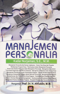 Image of Manajemen Personalia dan Sumberdaya Manusia