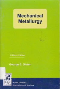 Image of Mechanical Metallurgy