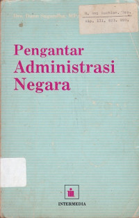 Image of Pengantar Administrasi Negara
