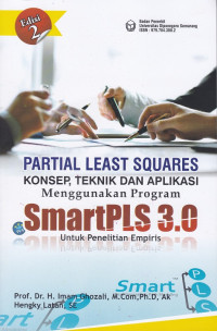 Partial Least Squares Konsep, Teknik dan Aplikasi Mengguanakan Program SmartPLS 3.0
