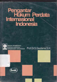 Pengantar Hukum Perdata Internasional Indonesia