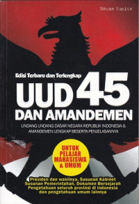 Image of UUD 45 dan Amandemen