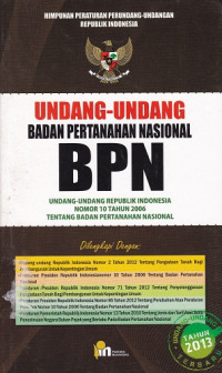Undang-Undang Badan Pertahanan Nasional BPN