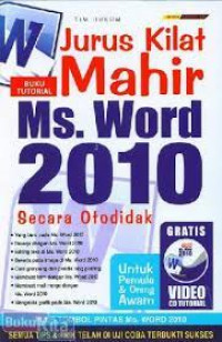 Image of Jurus Kilat Mahir MS. Word 2010