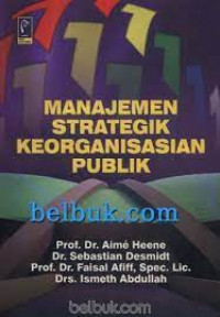 Image of Manajemen Strategik Keorganisasian Publik