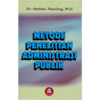 Image of Metode Penelitian Administrasi Publik