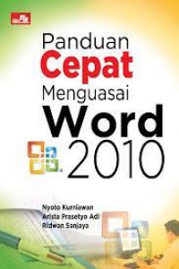 Image of Panduan Cepat Menguasai Word 2010