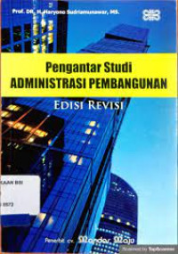 Image of Pengantar Studi Administrasi Pembangunan