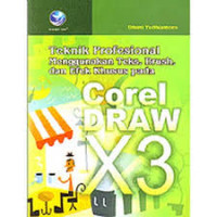 Image of Teknik profesional menggunakan teks, brush, dan efek khusus pada CorelDRAW X3