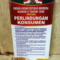 Undang-undang Reupnlik Indonesia Nomor 8 Tahun 1999 tentang Perlindungan Konsumen