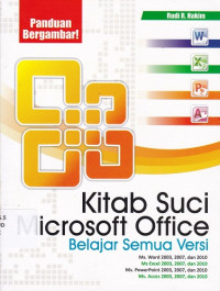 Kitab Suci Microsoft Office Belajar Semua Versi