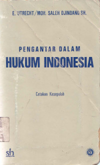 Pengantar Hukum dalam Indonesia