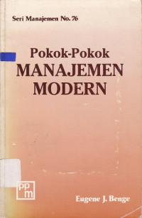 Image of Pokok-pokok Manajemen Modern