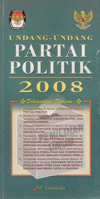 Undang-Undang Partai Politik 2008